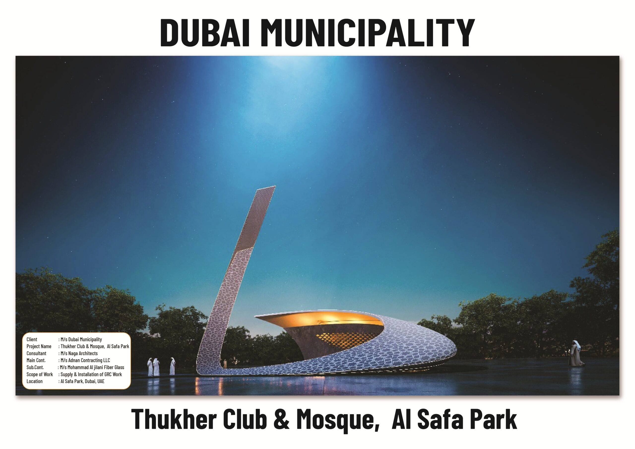 THUKHER CLUB & MOSQUE, AL SAFA PARK,DUBAI,UAE