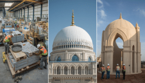 Al Jilani GRC GRP manufacturing factory Sajaa Industrial Area Sharjah UAE