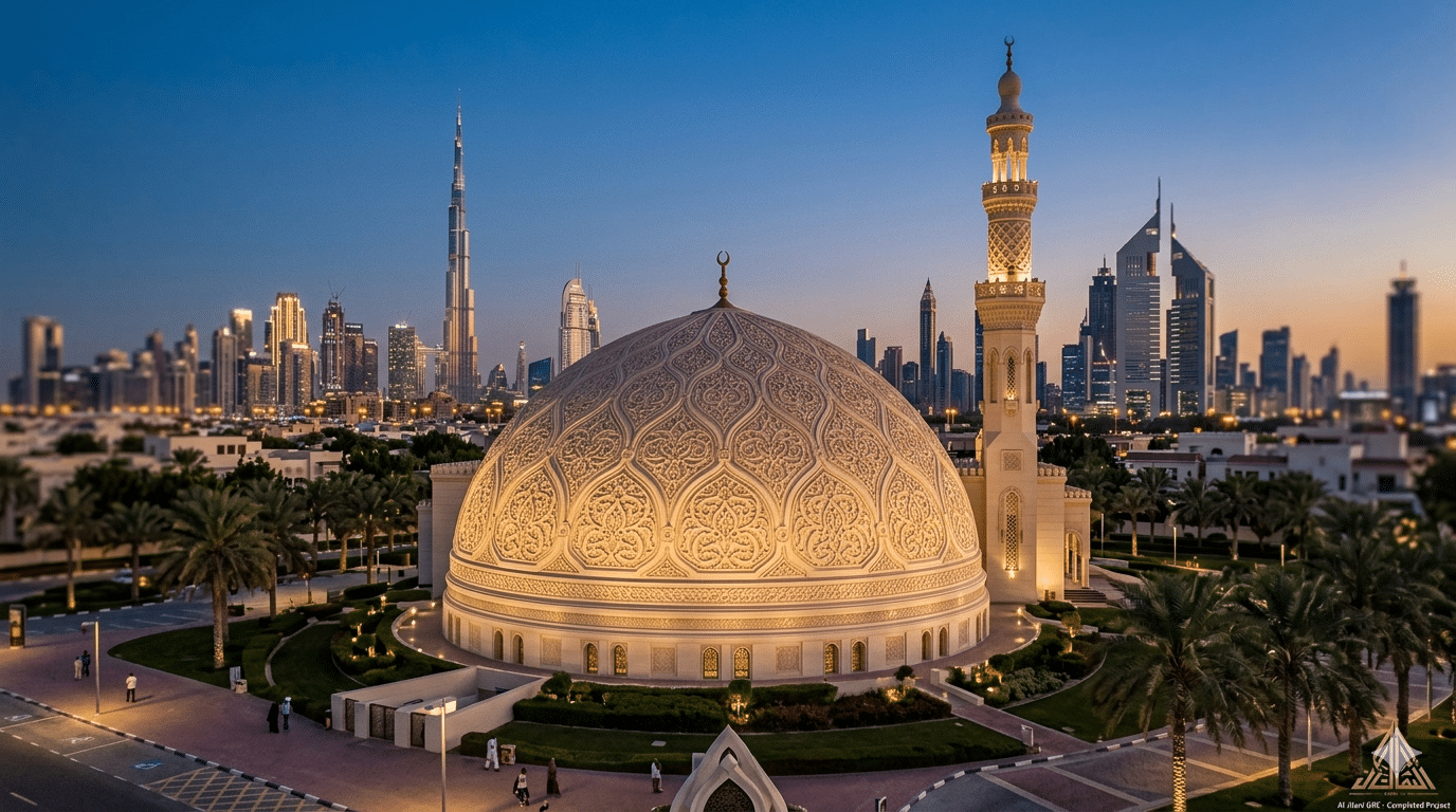 GRC Dome Installation Dubai