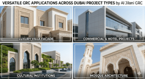 GRC panel applications across Dubai project types