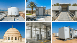 GRP applications UAE water tanks electrical enclosures architectural domes industrial