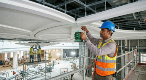 GRG ceiling installation supervision Dubai - professional site quality inspection