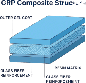 What is GRP Glass Reinforced Plastic composite material structure UAE