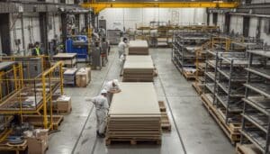 professional photo of factory floor