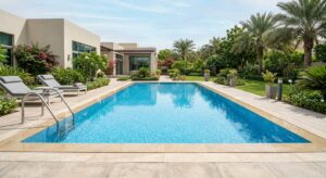 Completed fiberglass pool contractors near me project Dubai