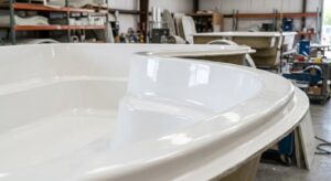 Fiberglass pool shell gel coat quality and cost Dubai