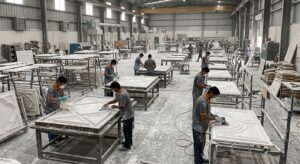GRG factory production team Dubai manufacturing facility
